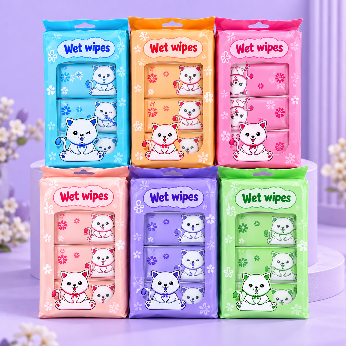 QIANHUI Wet Wipes (Pack of 12packs)