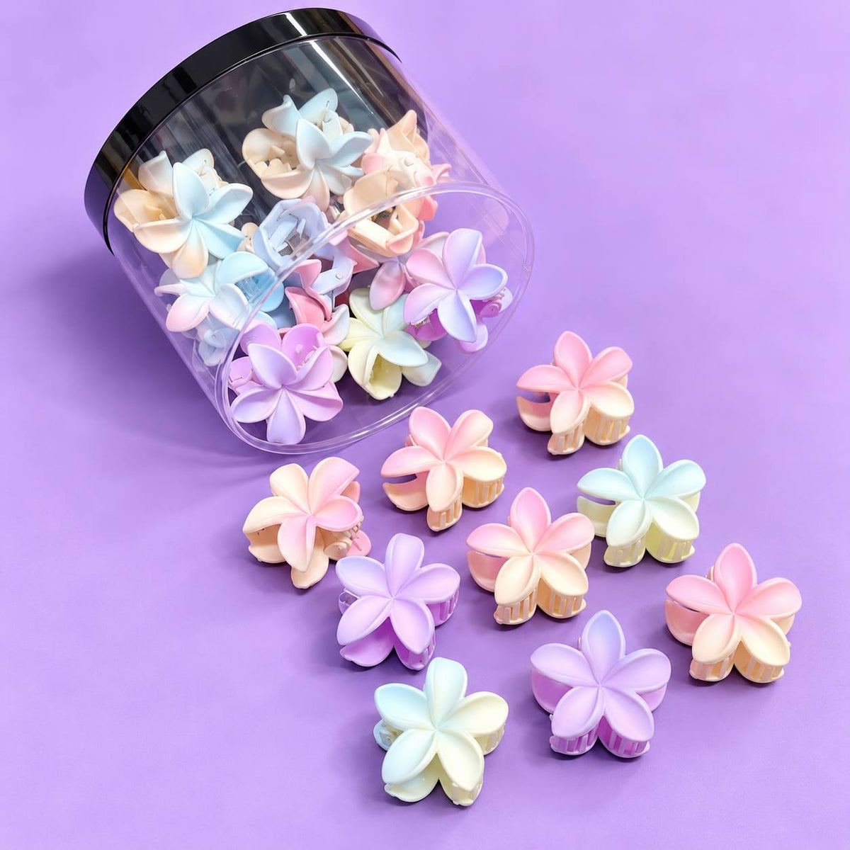 Trendy Flower Jar Claw