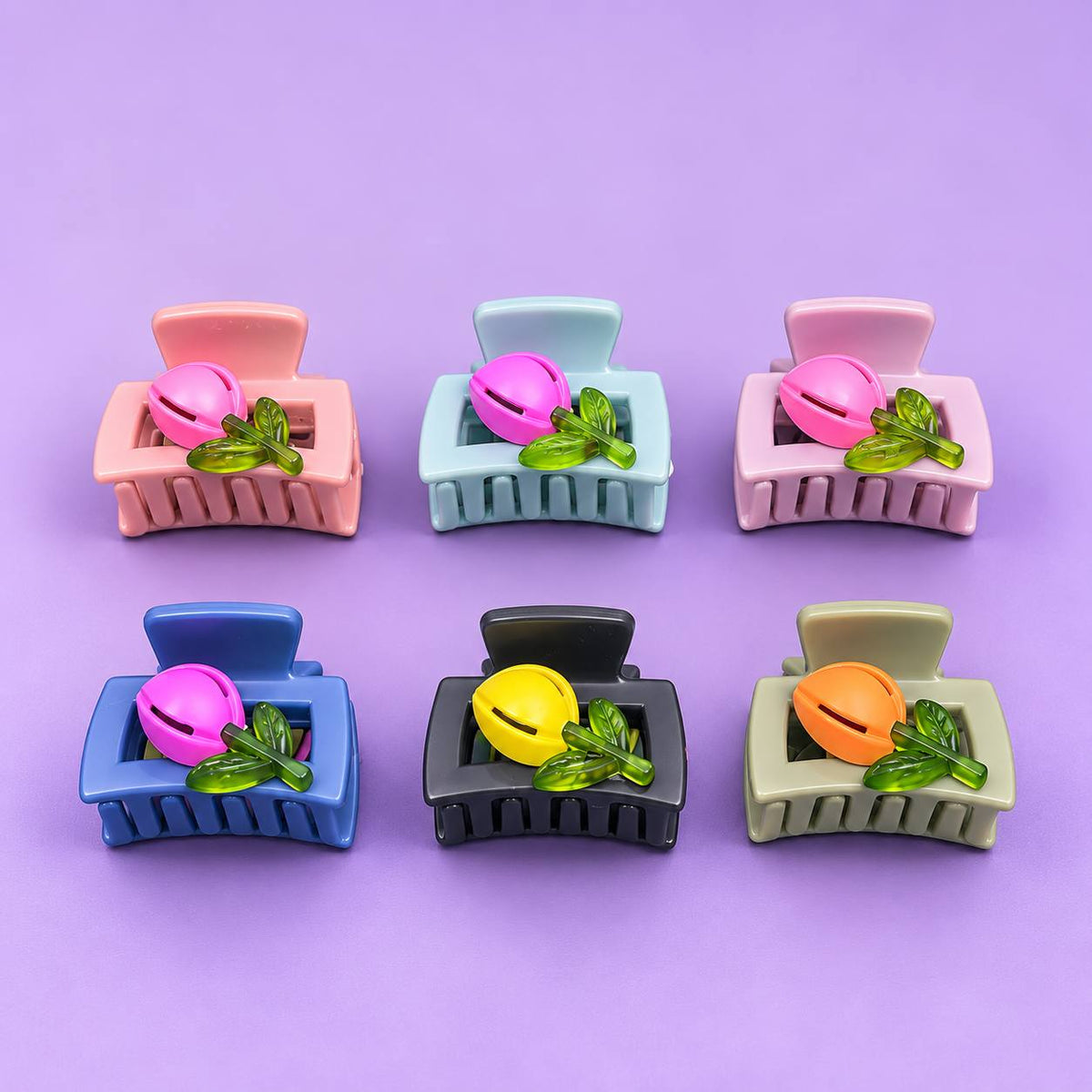 Hui-Hui Tulip Hair Claw (pack of 12)
