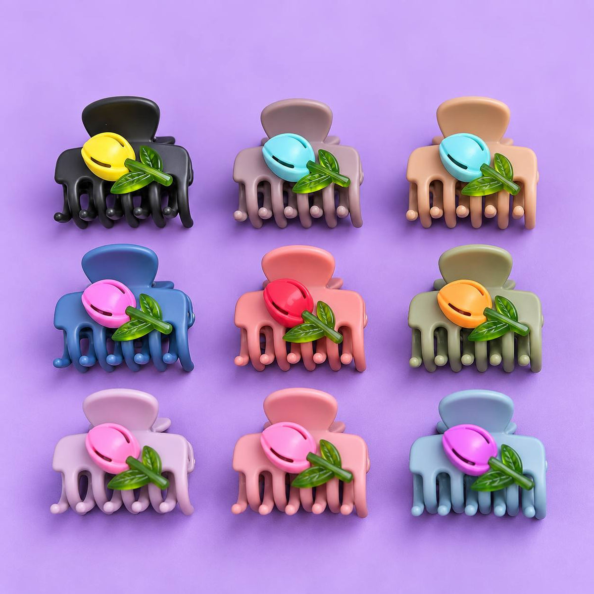 Hui-Hui Tulip Hair Claw (pack of 12)