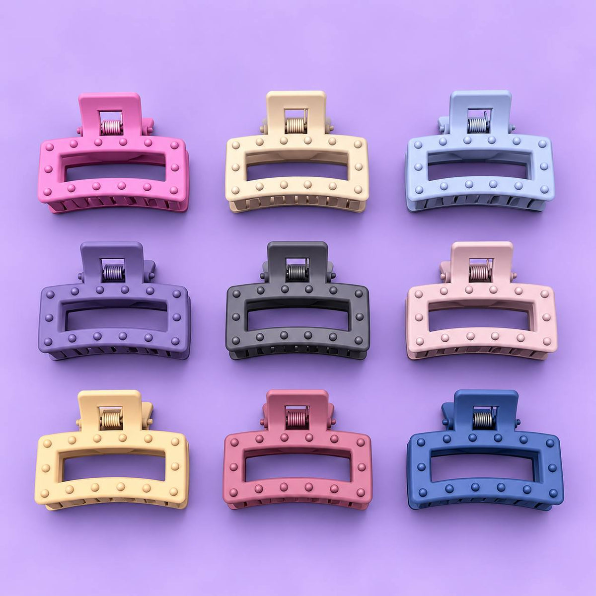 Rectangular Hair Claw (pack of 12)