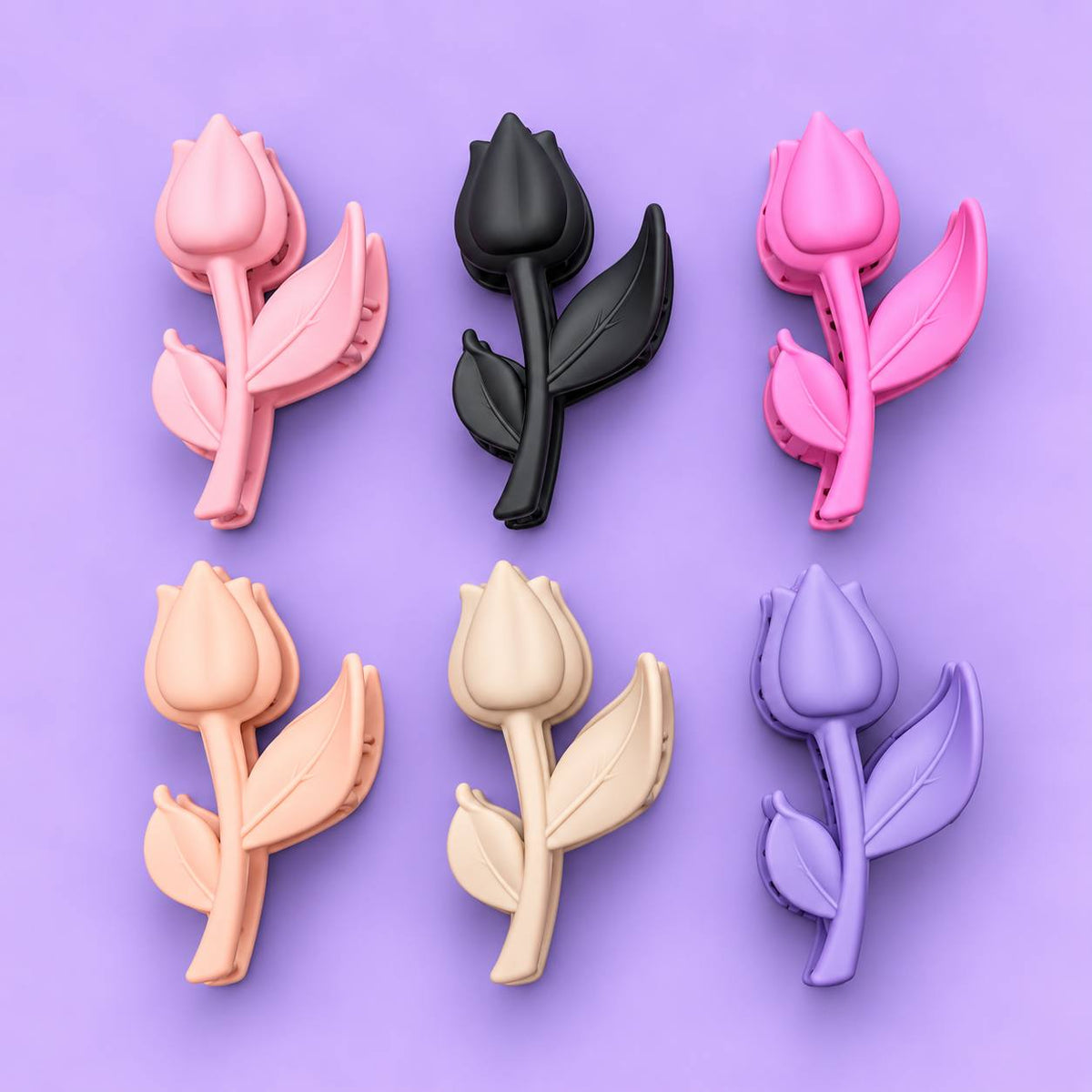 Trendy Tulip Hair Claw (pack of 12)