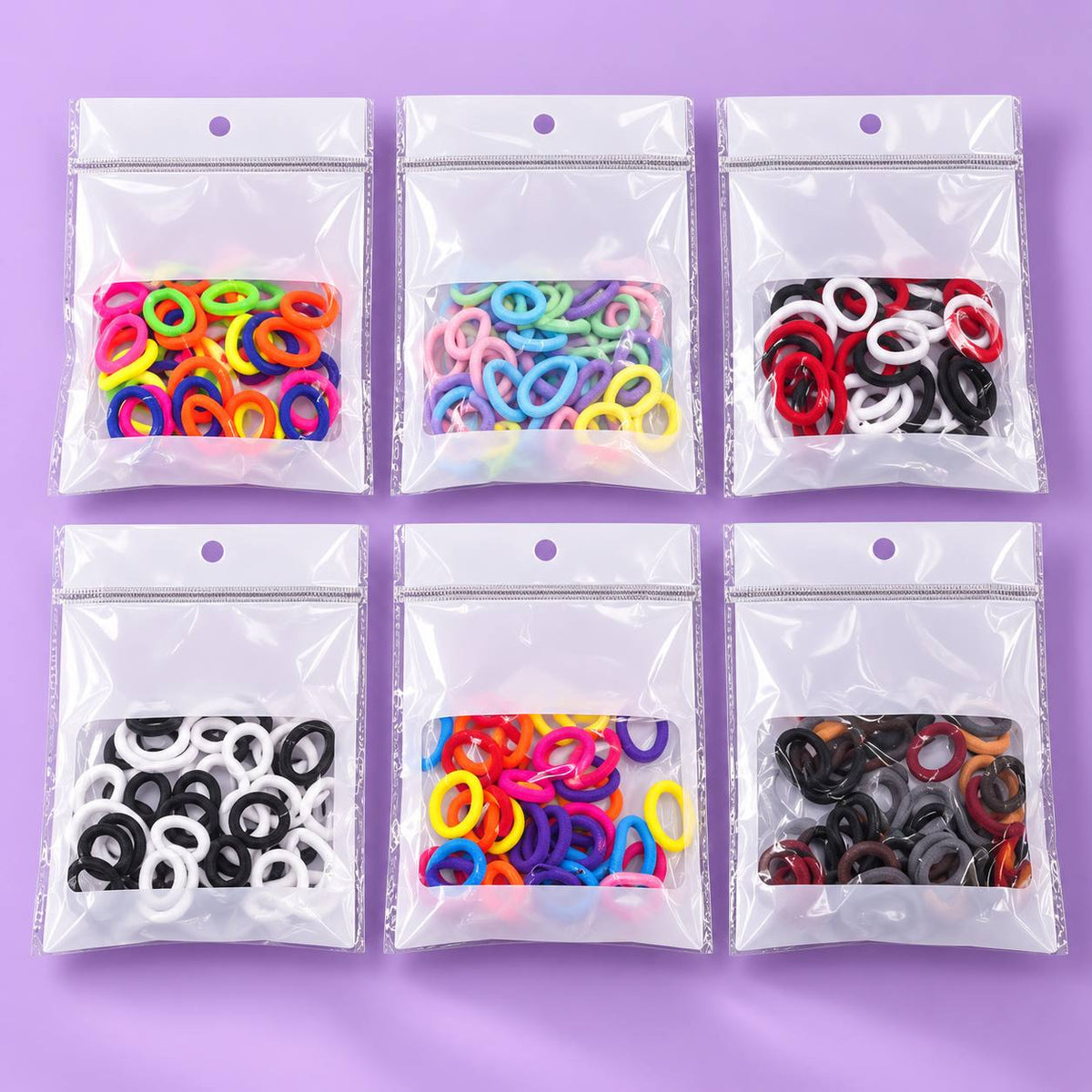 Daily Wear Hair Ties (pack of 12 packets)