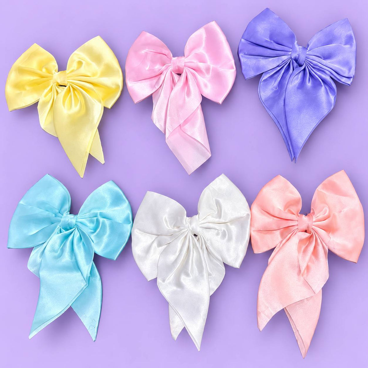 Trendy Bow Clip (pack of 6pcs)
