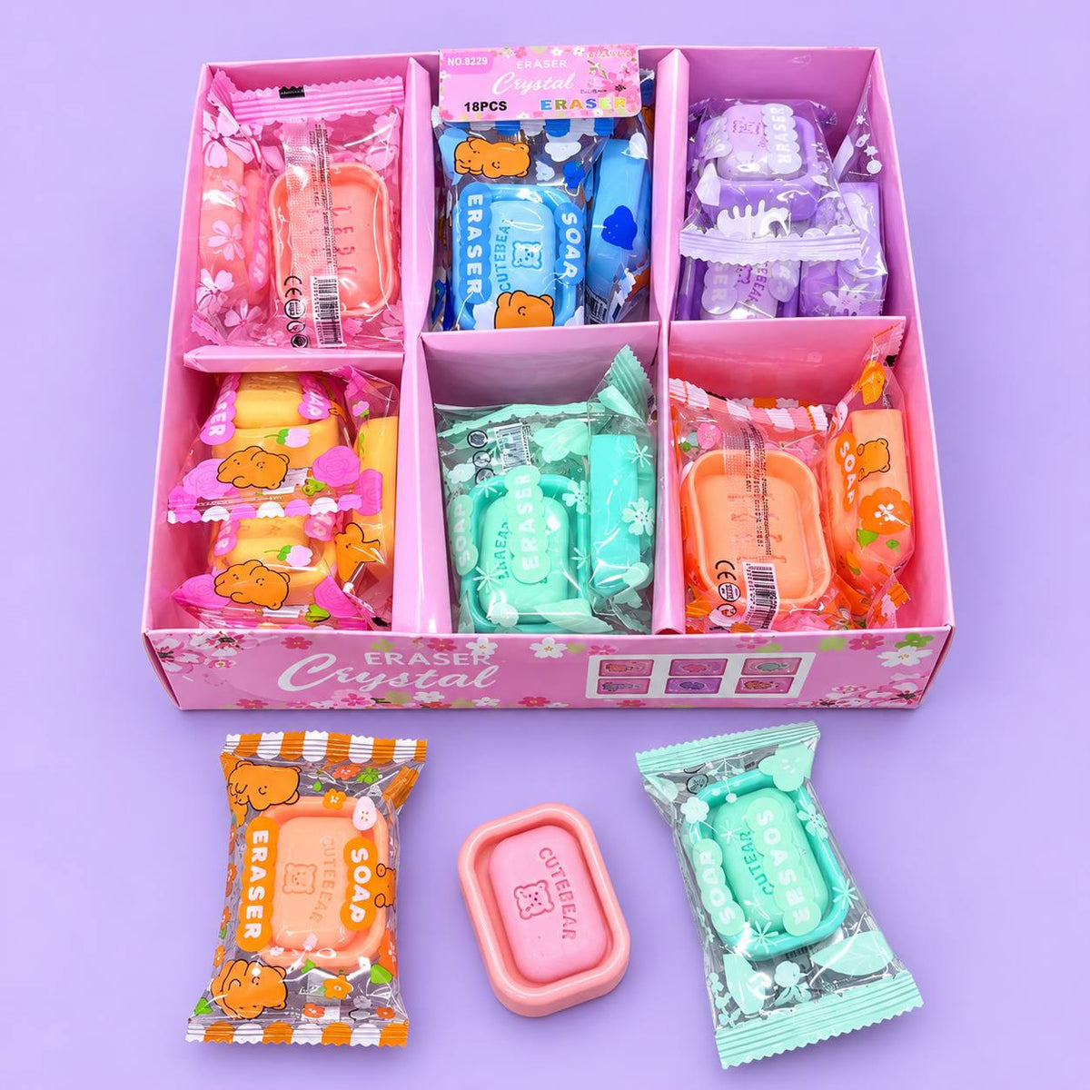 Soap Eraser (pack of 24pcs)