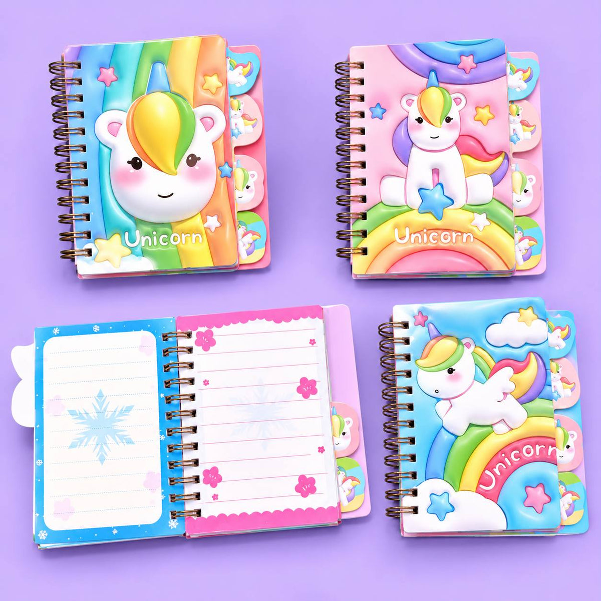 Cute Unicorn Diary (pack of 12pcs)