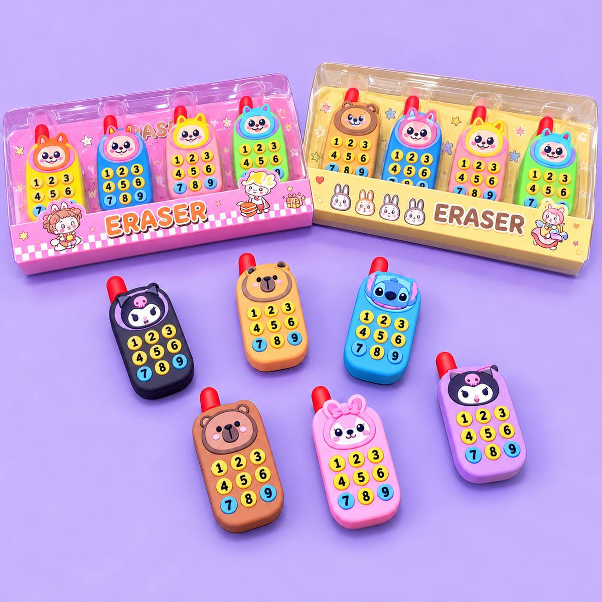 Trendy Eraser (pack of 6box)