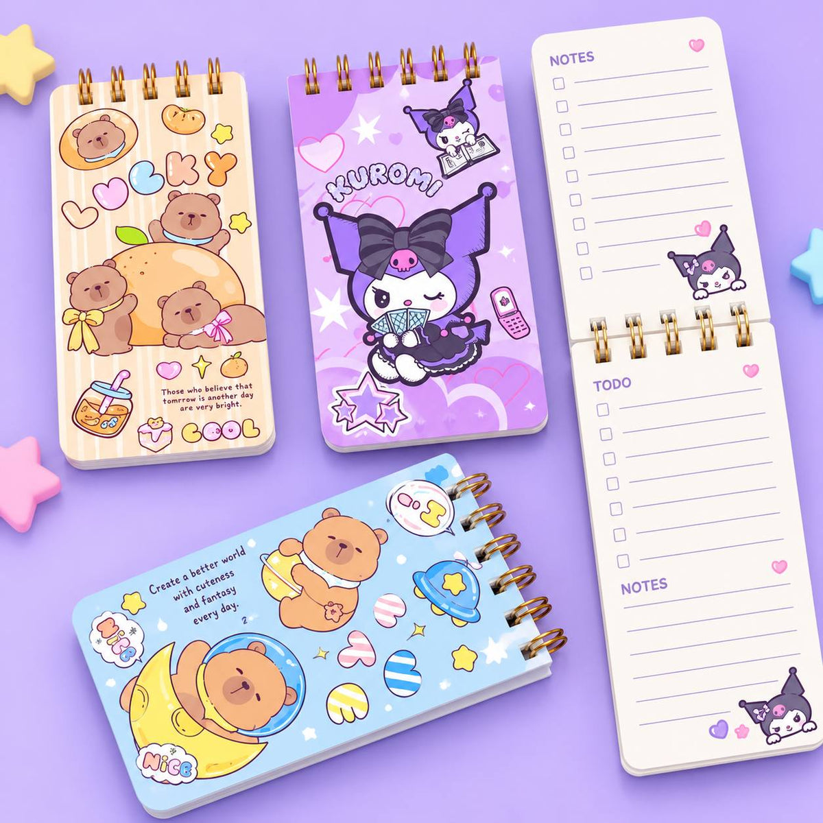 Trendy Viral Characters Diary (pack of 12pcs)