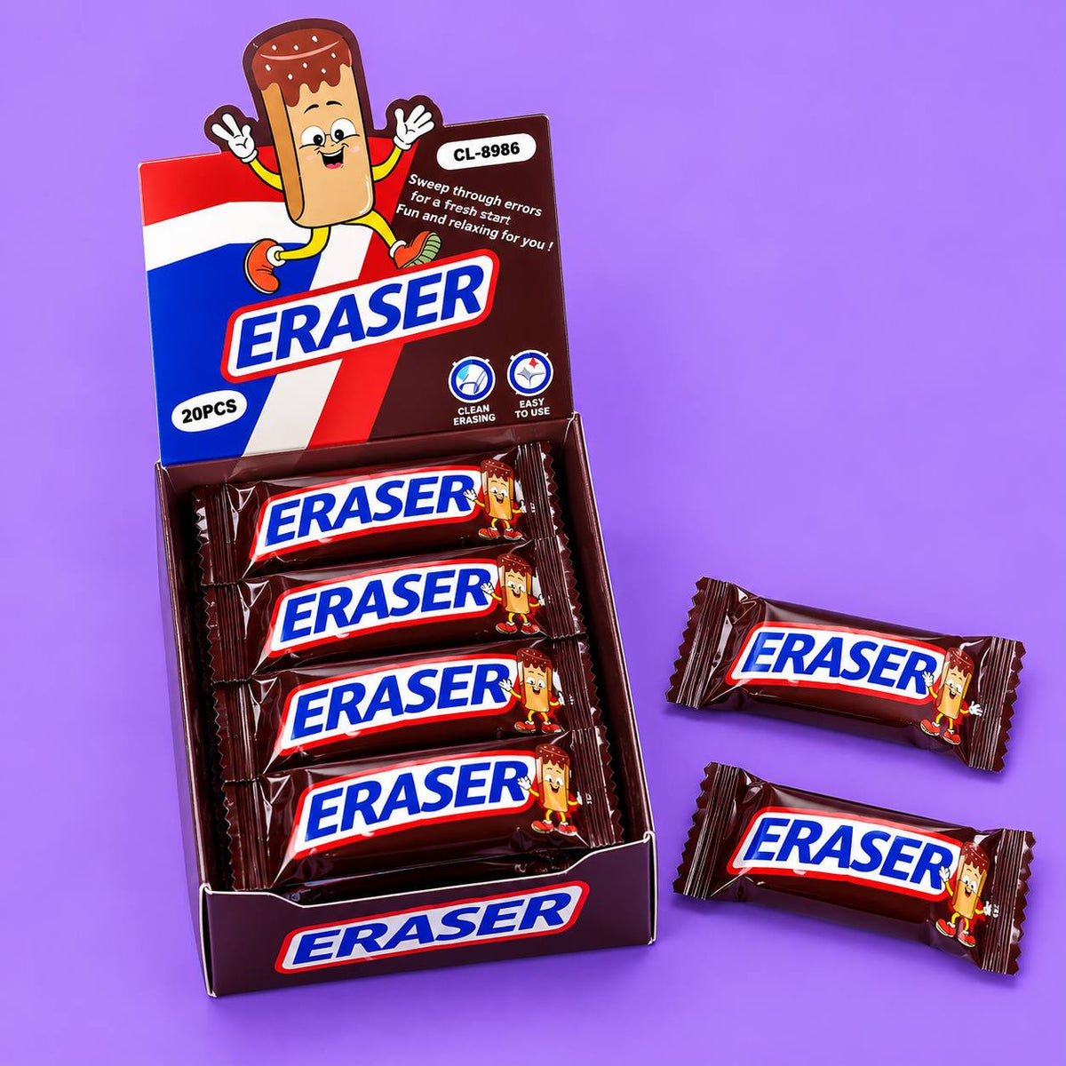 Chocolate Eraser (pack of 20pcs)