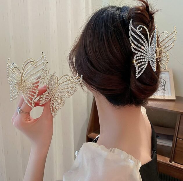 Korean Metal Hair Claw (Pack Of 6)