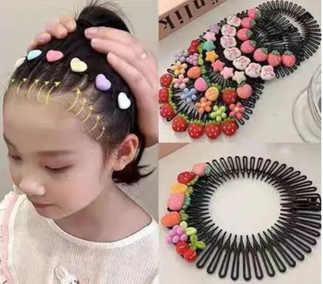 Trendy Spring Hair Band Hair Clip (Pack Of 12) - Image 2