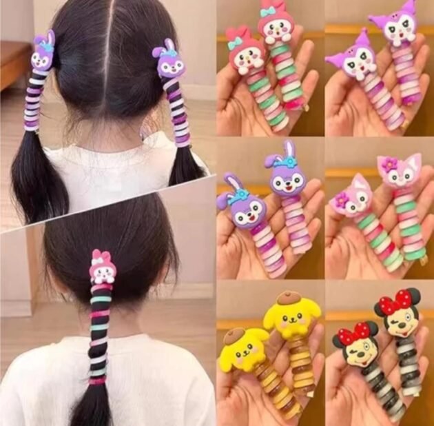 Kids Spiral Rubber Bands(pack of 12) - Image 2