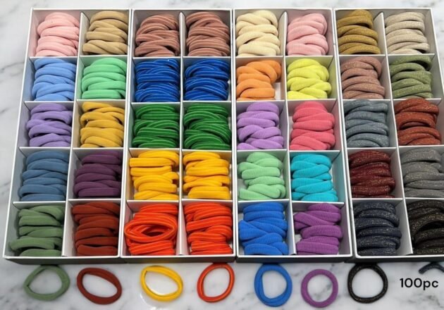 Pack Of Daily Wear Rubber Bands(100pcs in each box)