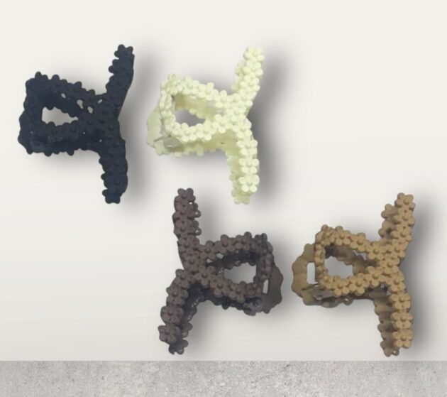 Fancy Medium Size Hair Claw (Pack of 12) - Image 2