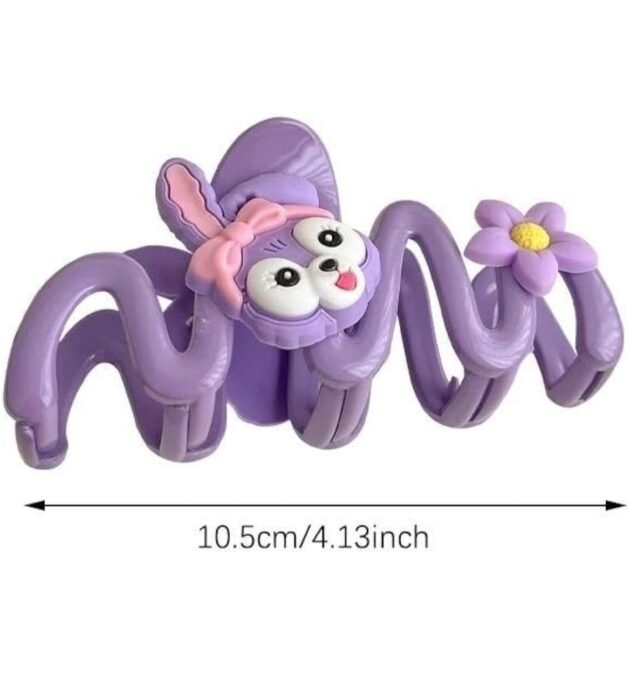 Zig Zag Big Size Cartoon Hair Claw(Pack of 12) - Image 2
