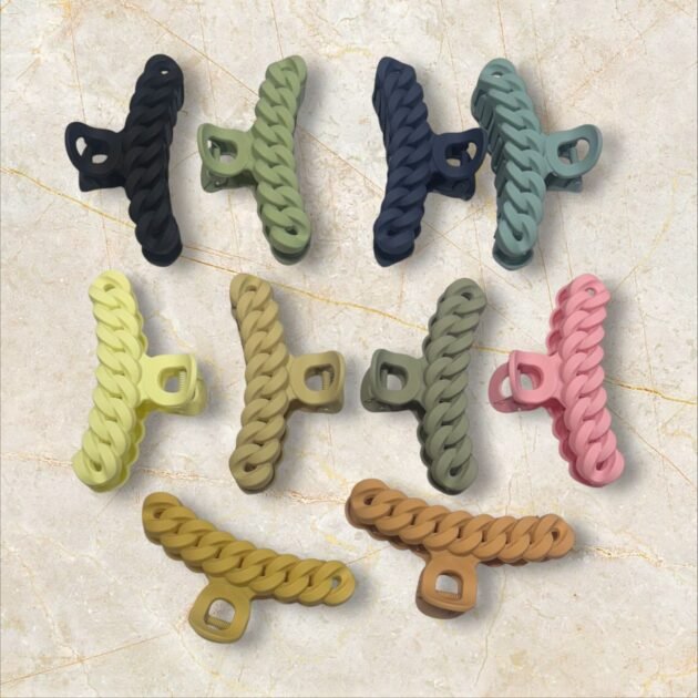 Korean Big Size Hair Claw (Pack Of 12)
