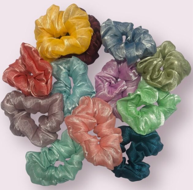 Medium Size Scrunchie Tissue Fabric (Pack Of 12) - Image 2