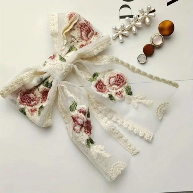 Korean Trendy Bow Clip (Pack Of 12)