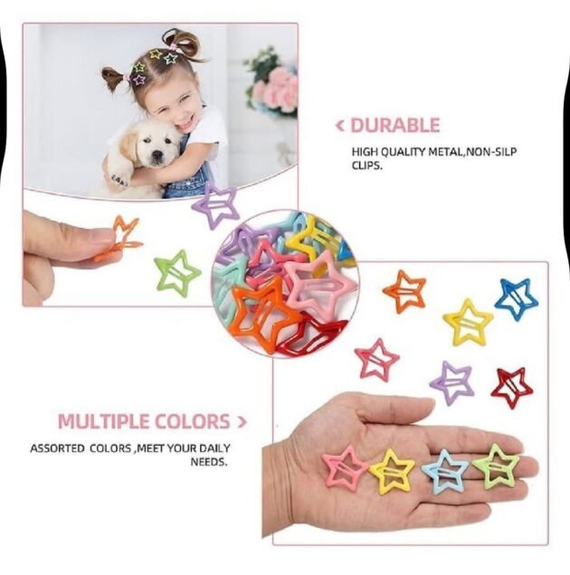Star Hair Pins (Pack of 12 cards) - Image 3