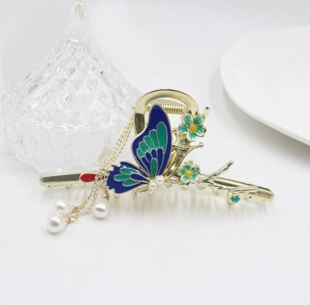 Trendy Butterfly Metal Hair Claw(Pack of 6) - Image 2