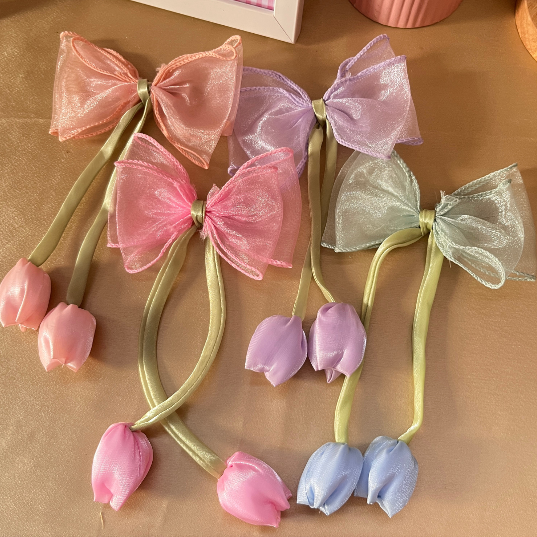 Korean Tulip Bow(Pack Of 10pc)