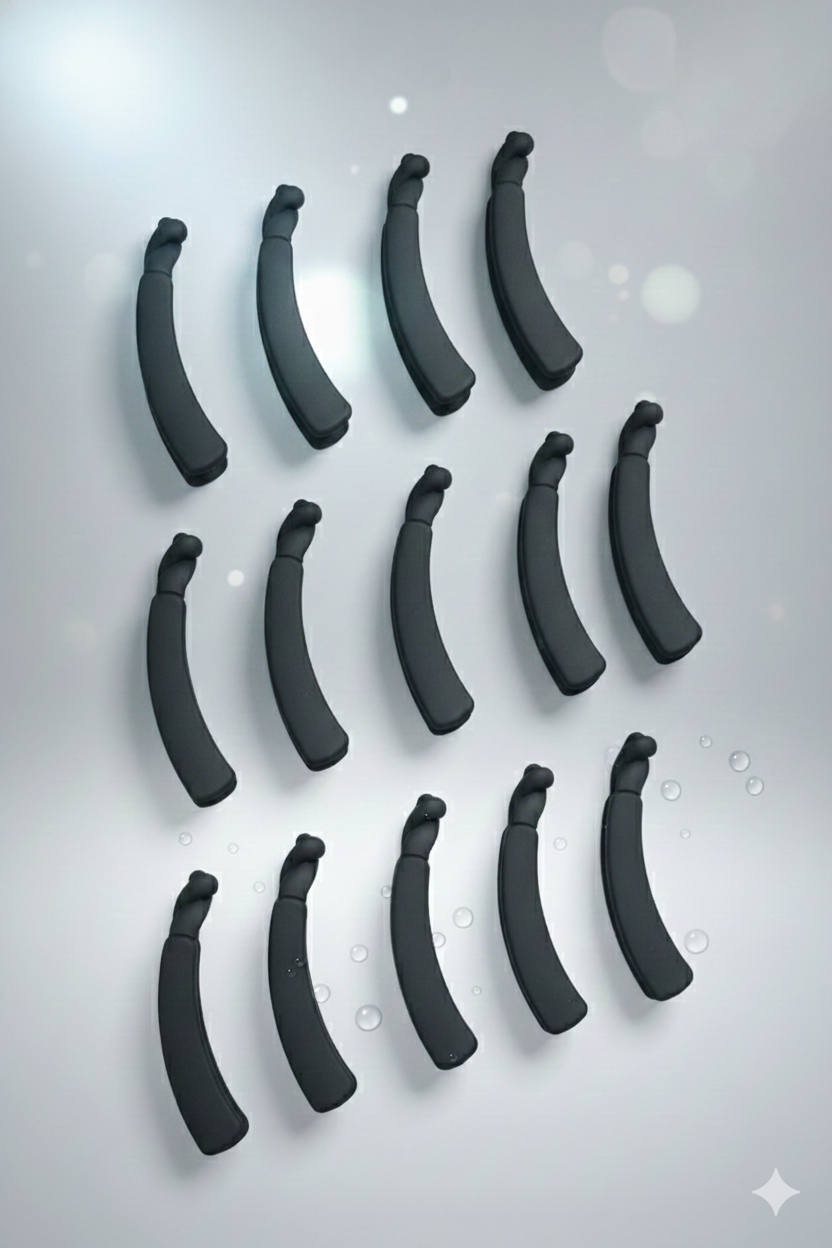 BIG SIZE FULL BLACK BANANA CLIPS (PACK OF 12)