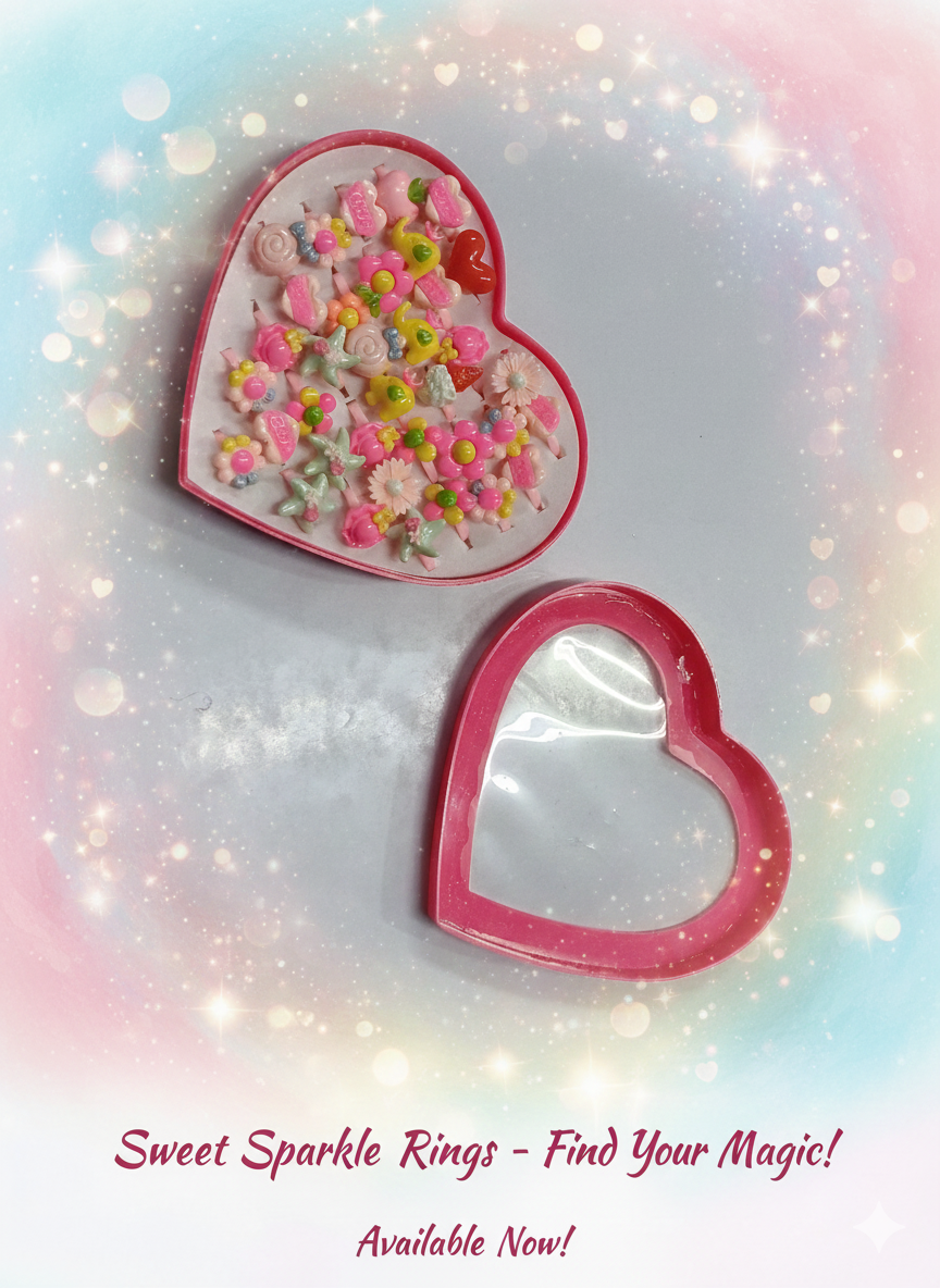 CUTE KIDS FINGER RINGS (PACK OF 36)