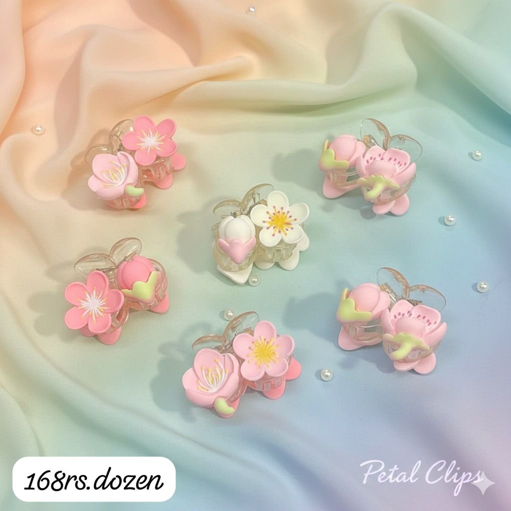 SMALL SIZE DUAL FLOWER CLAWS (PACK OF 12)