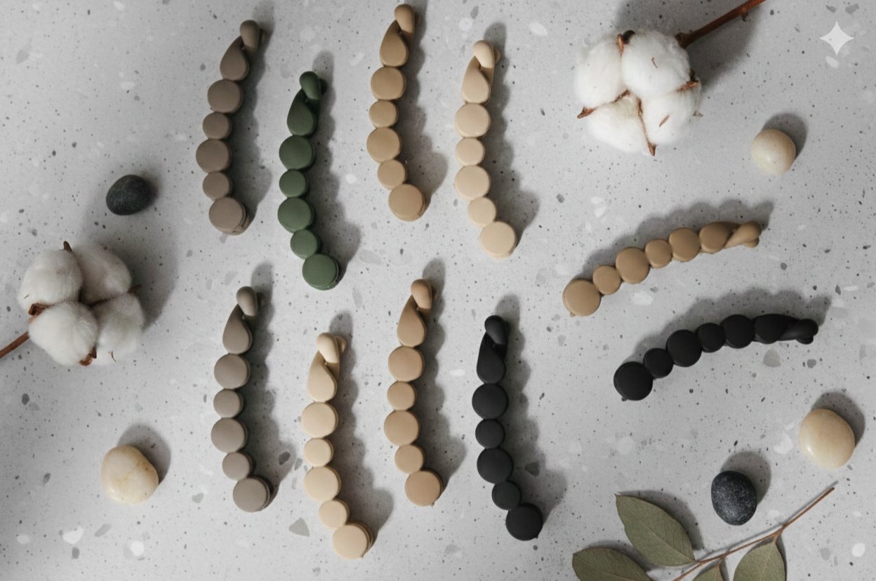 DESIGNER BANANA CLIPS BIG SIZE (PACK OF 12)