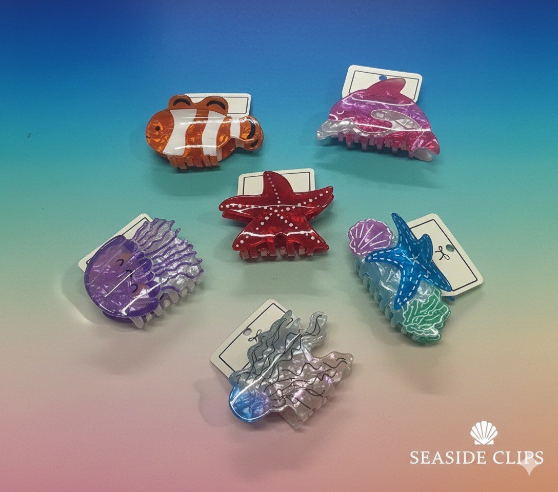 KOREAN SHEET HAIR CLAWS (PACK OF 12)