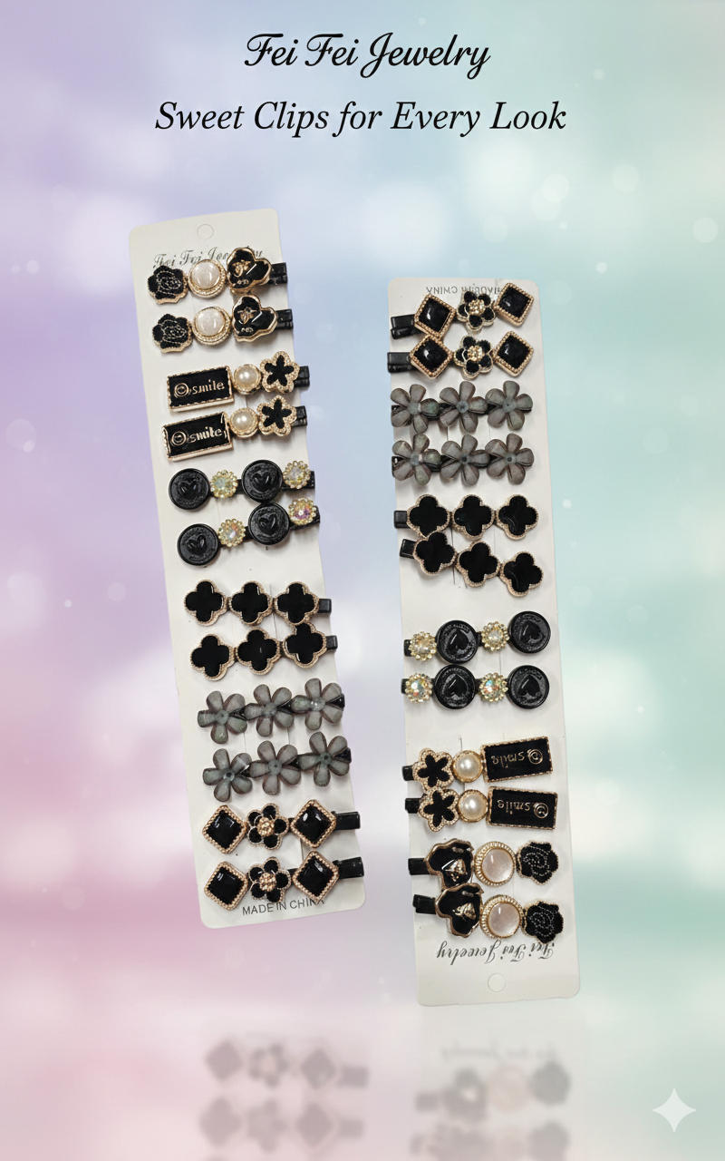 Korean Hair Clips (pack of 24pcs)