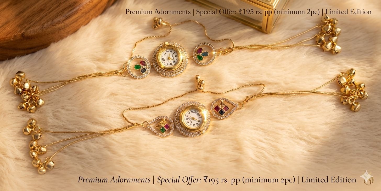 TRENDY KASHMIRI WATCH (PACK OF 2)